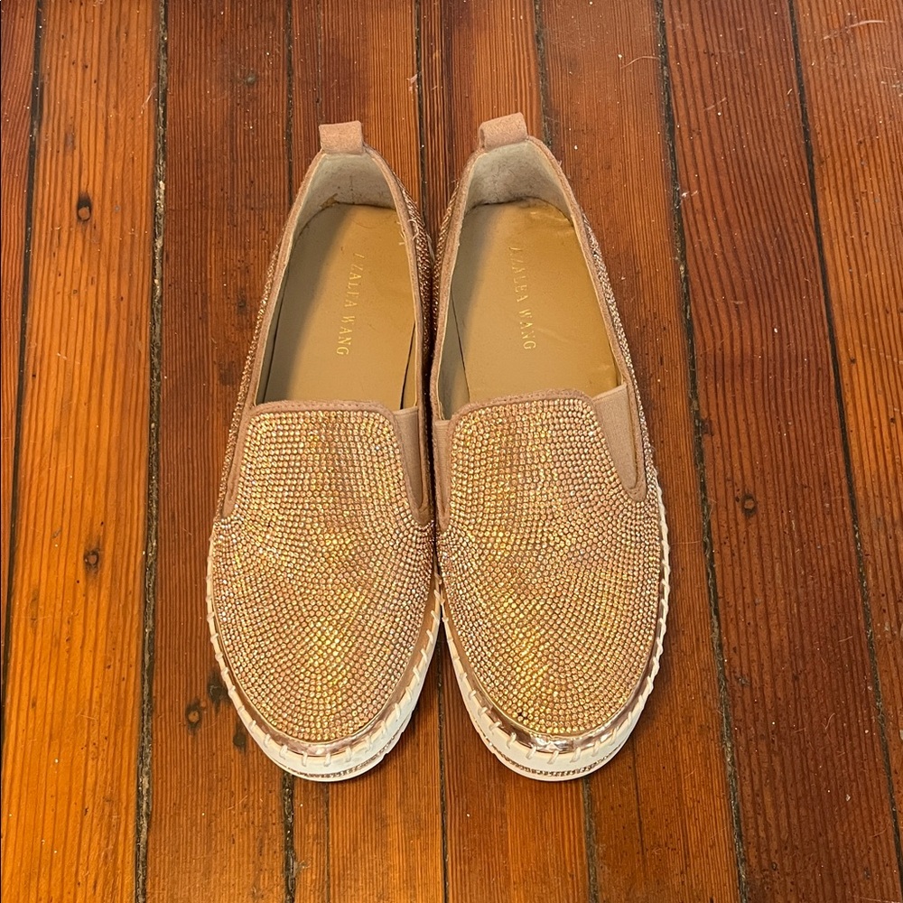 Shimmering Gold Women's Loafers